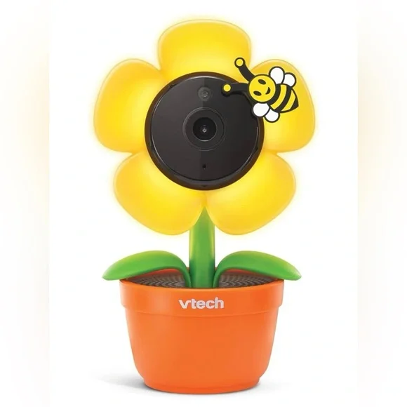 NEW VTech Yellow Daisy Smart Wi-Fi Baby Camera iOS & Android 1080p Full HD, Cameras